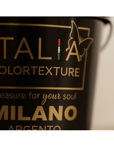 Decorativo Murale Milano Colore Argento Effetto Seta Riflessi Perlescenti