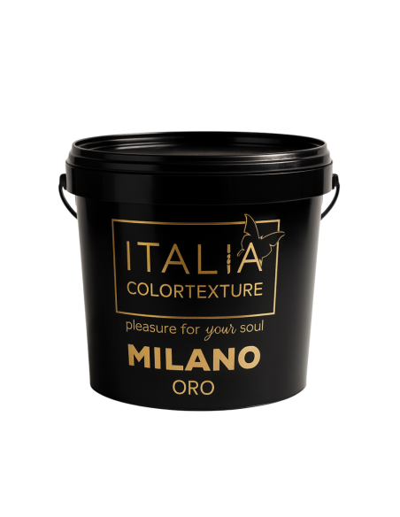 Decorativo Murale Milano Interni Colore Oro Effetto Seta Riflessi Perlescenti