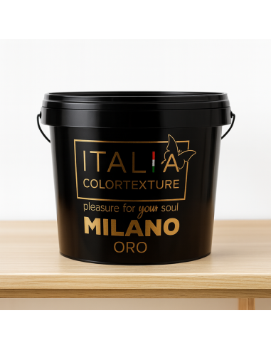 Decorativo Murale Milano Interni Colore Oro Effetto Seta Riflessi Perlescenti