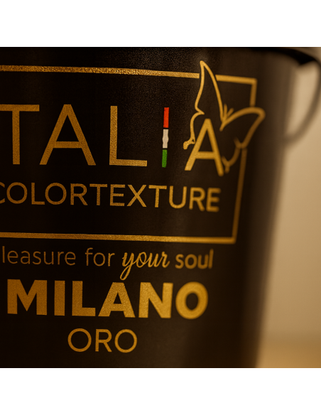 Decorativo Murale Milano Interni Colore Oro Effetto Seta Riflessi Perlescenti