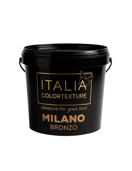 Decorativo Murale Milano Interni Colore Bronzo Effetto Seta Riflessi Perlescenti
