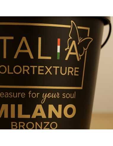 Decorativo Murale Milano Interni Colore Bronzo Effetto Seta Riflessi Perlescenti
