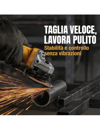 Disco Taglio Abrasivo Professionale Lavorazioni Metallo Acciaio Inox 115x1,2 mm