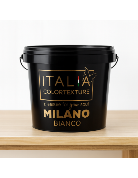 Decorativo Murale Milano Interni Colore Bianco Effetto Seta Riflessi Perlescenti