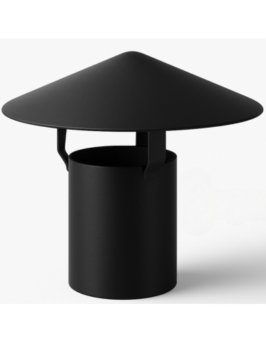 Cappello Cinese Canale Fumo Ø 80 mm Stufa Pellet Acciaio Zincato Antipioggia