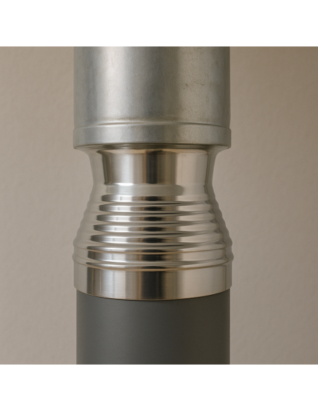 Aumento Canna Fumaria Acciaio Inox Mono Parete Sp. 0,5 mm Finitura BA Lucida