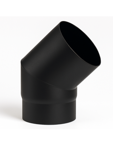 Curva a 45° Elemento Angolare Modifica Sezione Canale Fumo Stufa Pellet
