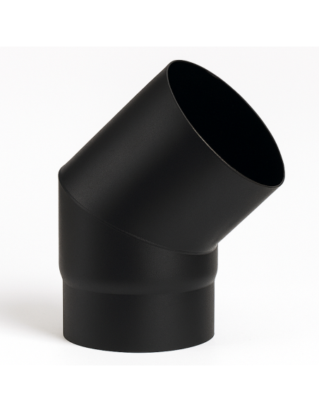 Curva a 45° Elemento Angolare Modifica Sezione Canale Fumo Stufa Pellet