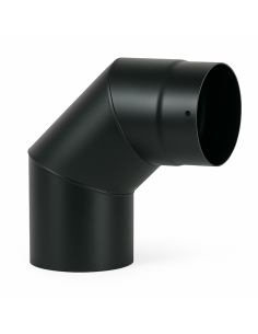 Curva a 90° Elemento Angolare Modifica Sezione Canale Fumo Stufa Pellet