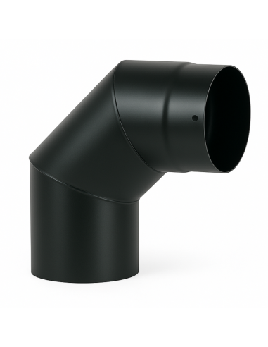 Curva a 90° Elemento Angolare Modifica Sezione Canale Fumo Stufa Pellet