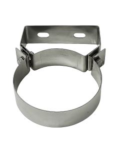 Fascetta Murale Ø 350 mm Acciaio Inox Fissaggio Canna Fumaria Parete Piana