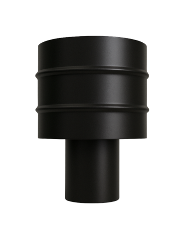 Fumaiolo 4 Venti Acciaio Al Carbonio Verniciato Spessore 1,2 Mm Diametro 80 Per Stufa Pellet