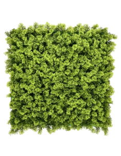 Pannello Decorativo Siepe Artificiale Interni Esterni 50 x 50 x h3 cm Lichene 