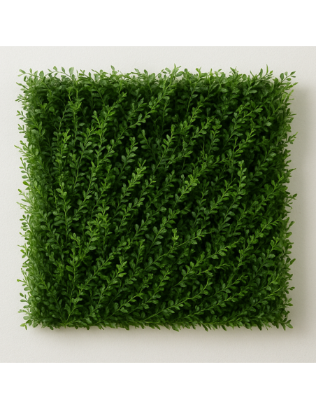 Pannello Decorativo Siepe Artificiale Interni Esterni 50 x 50 x h3 cm Felce  