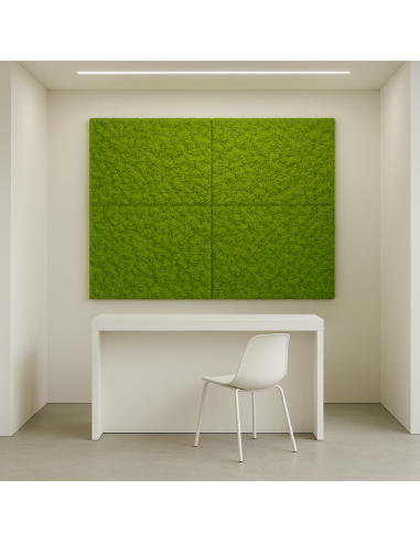 Pannello Decorativo Siepe Artificiale Interni Esterni 50 x 50 x h3 cm Muschio  