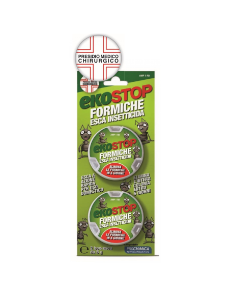 Esca Formiche Insetticida Gel Professionale Eliminazione Colonia Rapida 6 Giorni Ekostop 