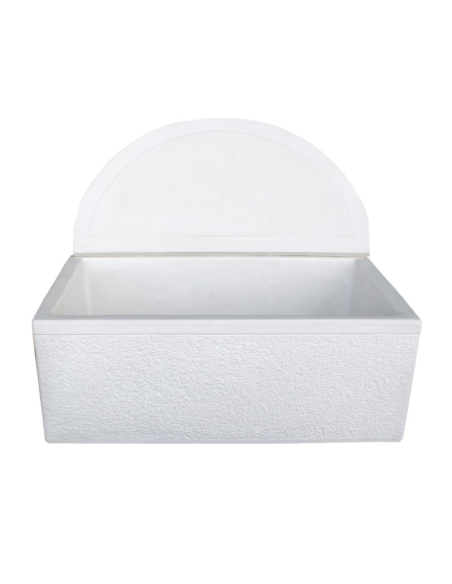 Pilozza Lavabo Calcestruzzo Cemento Serie Firenze Misure 80 x 50 x H.30 cm