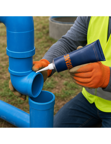 Adesivo Trasparente Gitang Plus Incollaggio Tubi Plastica Pvc A Pressione 125gr 