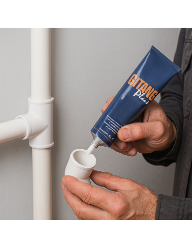 Adesivo Trasparente Gitang Plus Incollaggio Tubi Plastica Pvc A Pressione 125gr 