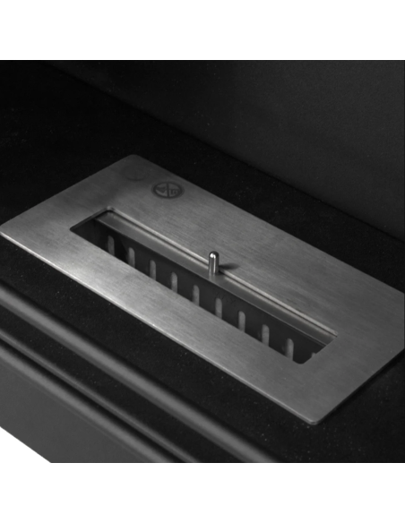 Camino A Bioetanolo Biocamino Da Terra Jefferson Nero Bruciatore Acciaio Inox