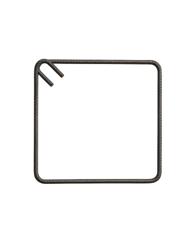 Staffe Antisismiche Armatura Ferro 35x35 cm Strutture Cemento Formati Multipli