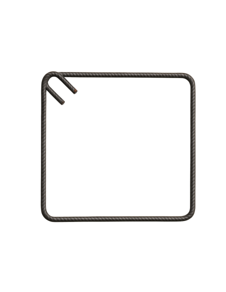 Staffe Antisismiche Armatura Ferro 35x35 cm Strutture Cemento Formati Multipli
