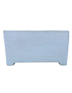 Fioriera Giardino Cemento Effetto Pietra L.100xP.35,5xH.56 cm Serie Levante 2