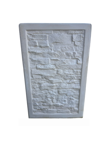 Fioriera Giardino Cemento Effetto Pietra L.100xP.40xH.60 cm Serie Stratis
