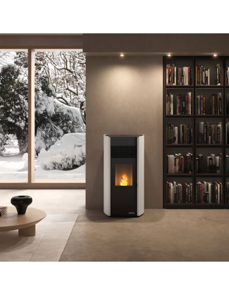 Stufa A Pellet Palazzetti Ecofire Milù 8 Kw 5 Stelle