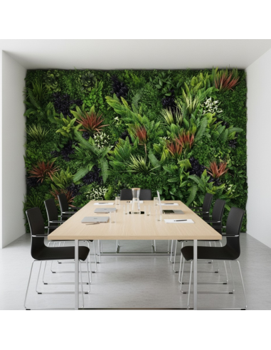 Pannello Decorativo Siepe Artificiale Interni Esterni 100 x 100 x h5 cm Kenya 