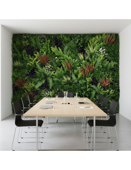 Pannello Decorativo Siepe Artificiale Interni Esterni 100 x 100 x h5 cm Kenya 