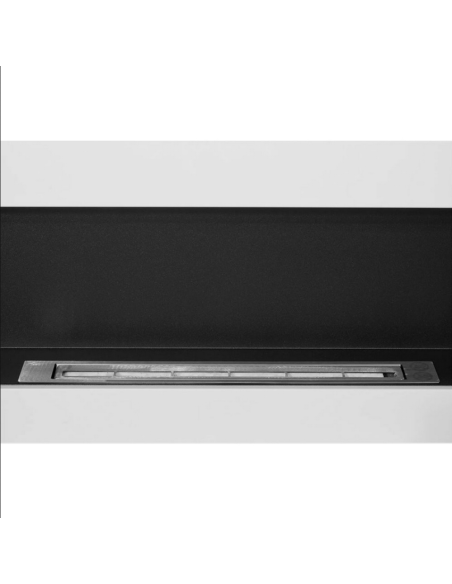 Camino Bioetanolo Siena Da Parete Bianco Design Elegante Bruciatore Acciaio Inox