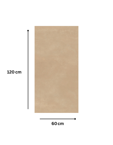 Piastrella Gres Porcellanato Rettificata Sabbia Naturale 60x120 cm