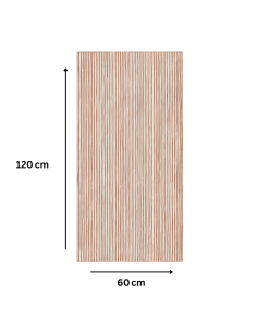 Piastrella Gres Porcellanato Rettificata Mattone Cannettato 60x120 cm 0,72m² 2