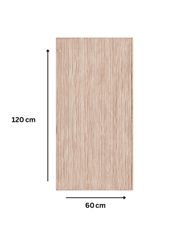 Piastrella Gres Porcellanato Mattone Cannettato 60x120 cm