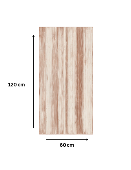 Piastrella Gres Porcellanato Mattone Cannettato 60x120 cm