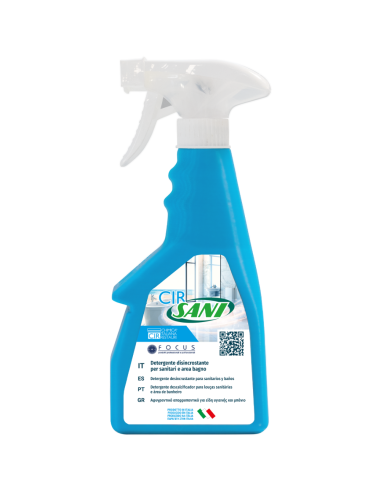 Detergente Disincrostante Profumato CIR SANI Sanitari Area Bagno 500 ml