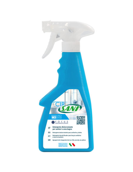 Detergente Disincrostante Profumato CIR SANI Sanitari Area Bagno 500 ml