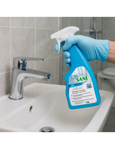 Detergente Disincrostante Profumato CIR SANI Sanitari Area Bagno 500 ml