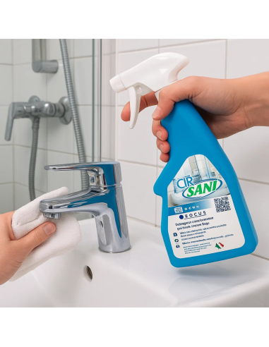 Detergente Disincrostante Profumato CIR SANI Sanitari Area Bagno 500 ml