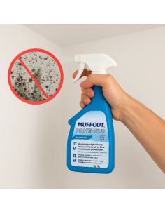 Prodotto Antimuffa Spray Azione Preventiva Inodore MUFFØUT Protettivo 500 ml 2