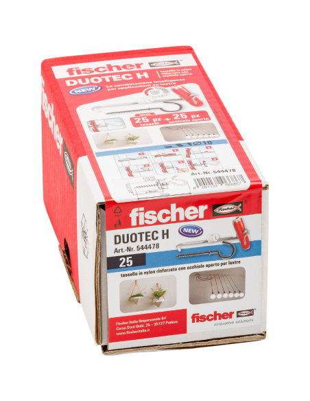 Ancoraggio Basculante Occhiolo Aperto Materiali Pieni DuoTec 10 H 25 Pezzi