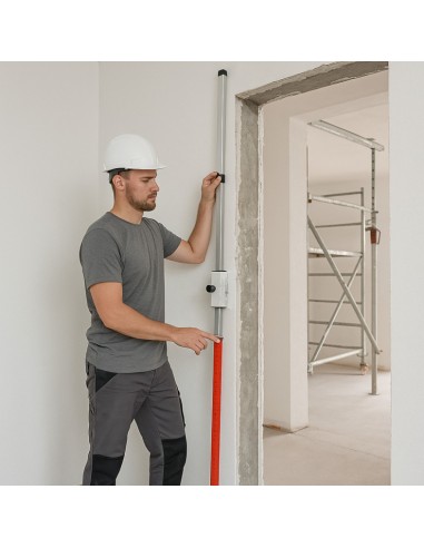 Asta Flessibile Alluminio Anodizzata Modello FL Livella Sferica Posizionamento