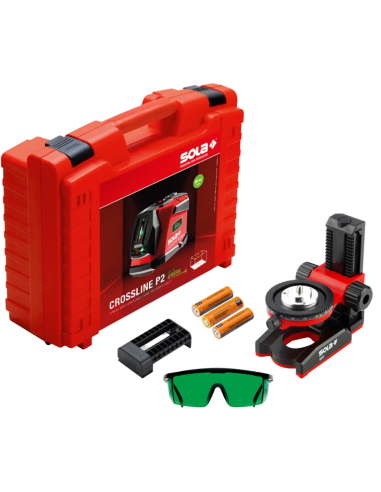  Laser Autolivellante Professionale Raggio Verde Incrociato Crossline P2 Green 