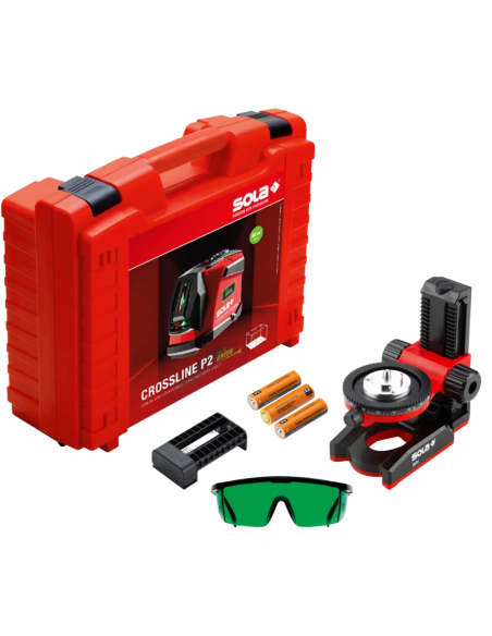  Laser Autolivellante Professionale Raggio Verde Incrociato Crossline P2 Green 