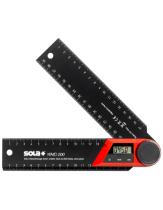 Goniometro Digitale WMD 200 Alta Precisione ±0.30° Display LCD Scala mm cm