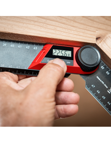 Goniometro Digitale WMD 200 Alta Precisione ±0.30° Display LCD Scala mm cm