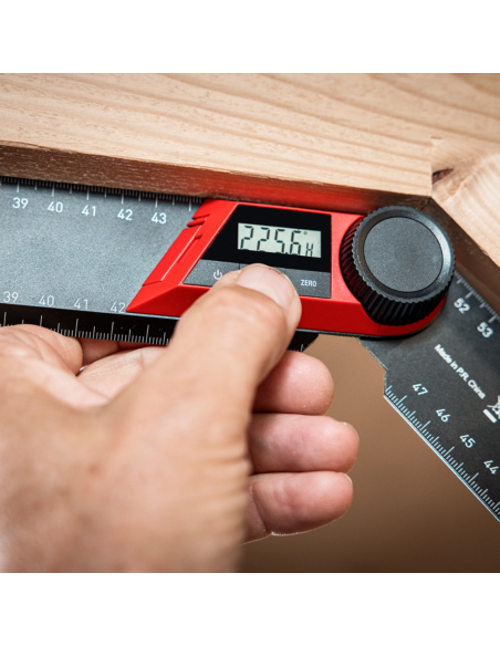 Goniometro Digitale WMD 200 Alta Precisione ±0.30° Display LCD Scala mm cm