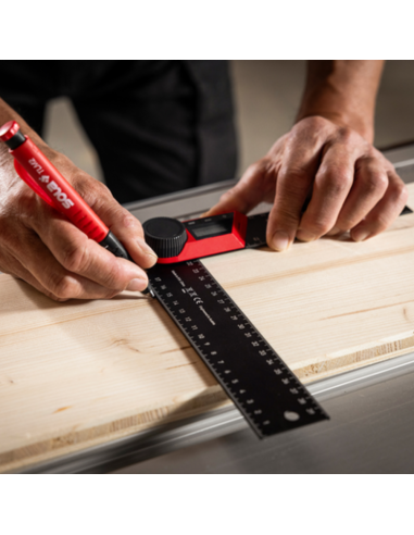 Goniometro Digitale WMD 200 Alta Precisione ±0.30° Display LCD Scala mm cm