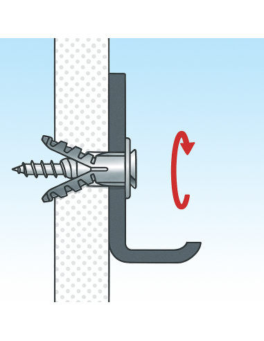 Fissaggio Lastre Cartongesso Occhiolo Aperto SBN 9/1 Lastre Cave Blister 100 Pezzi